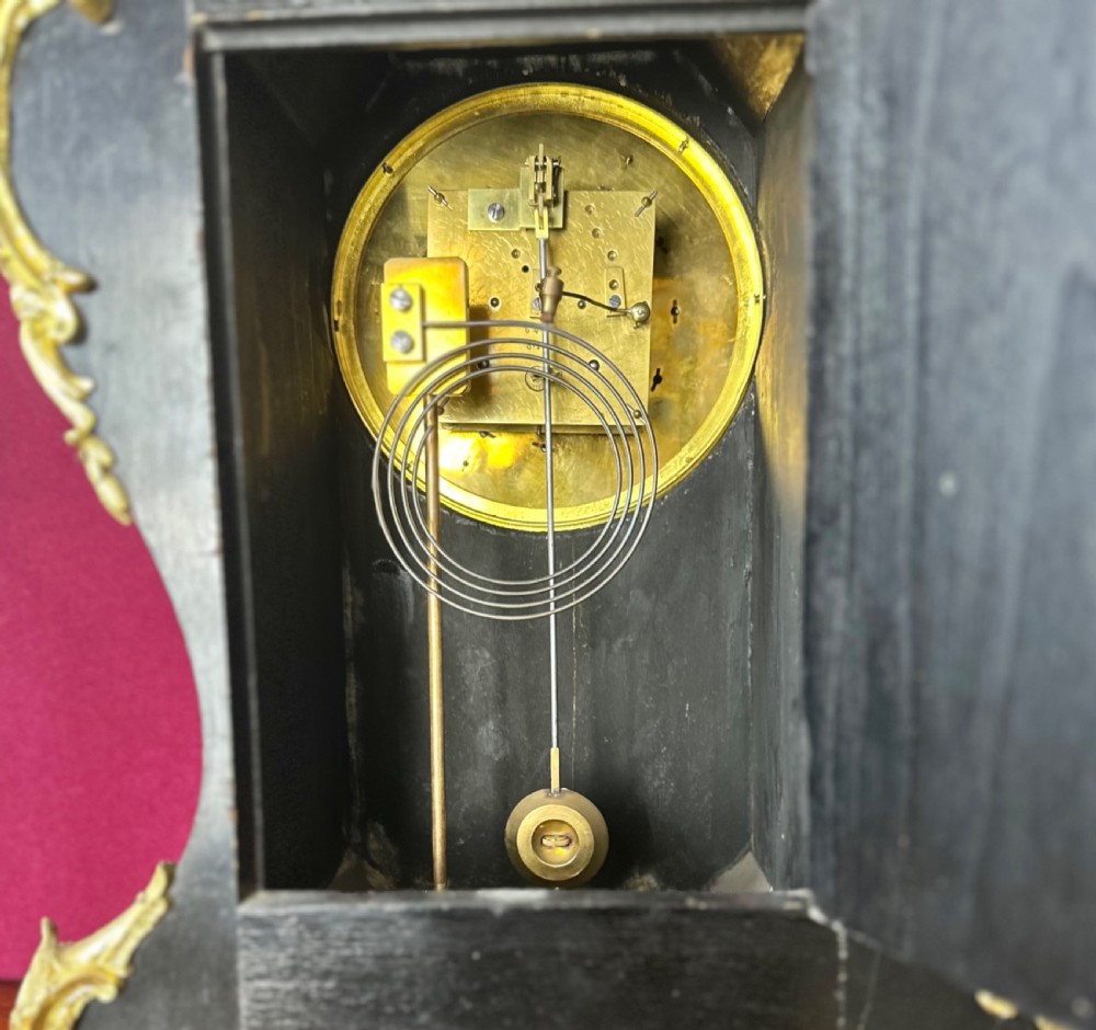 A good and large Boulle Clock circa 1870 View VIII