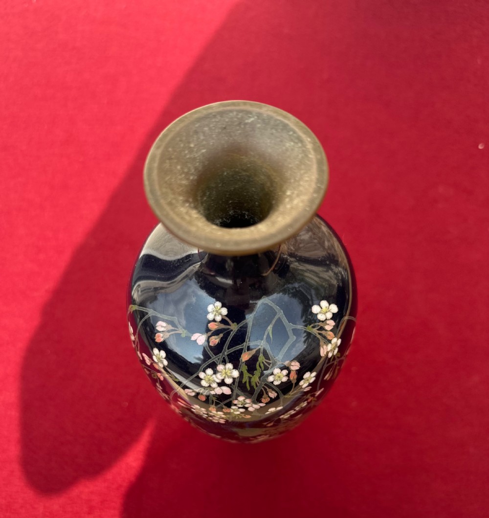 A pair of Japanese vases circa 1900. Cloisonne  View XI
