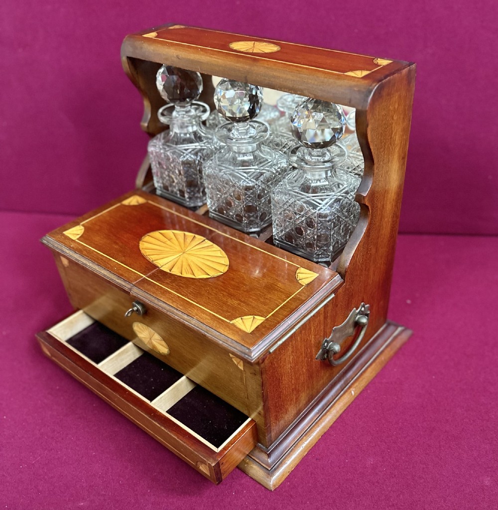 Three Decanter, Tantalus circa 1900