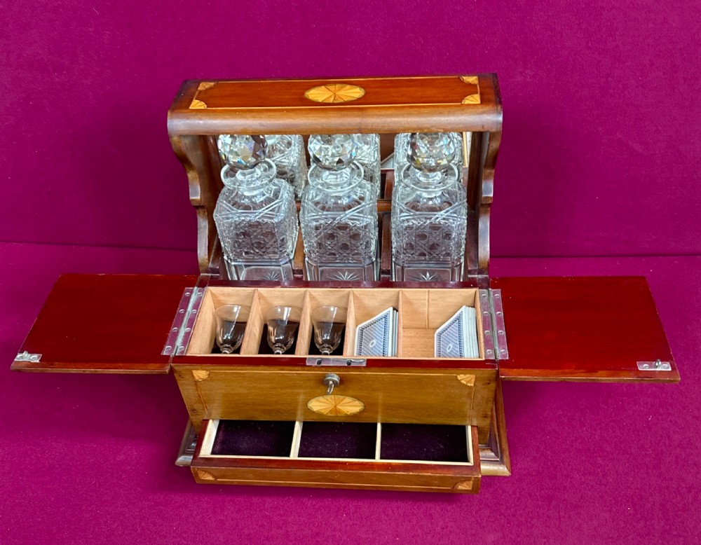 Three Decanter, Tantalus circa 1900 View IV