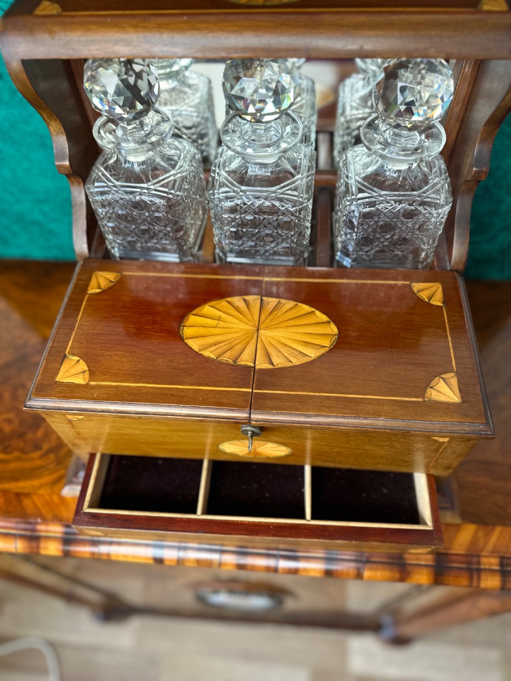 Three Decanter, Tantalus circa 1900 View V