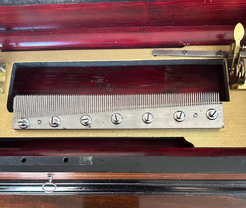 Interchangeable Music Box circa 1890.36 Airs Musical box View X