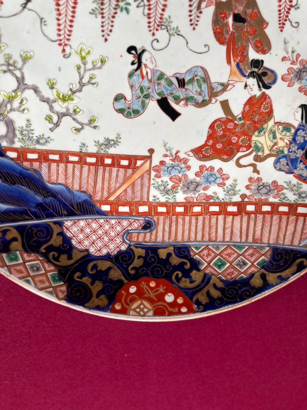 Good and large IMARI charger View VII