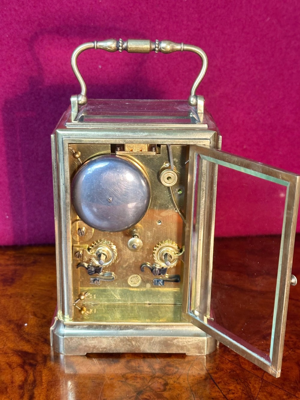 Japy Freres 8 day striking carriage clock View III