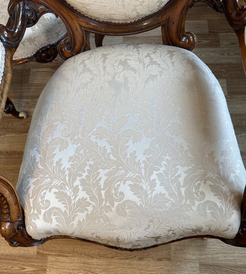 Pair of Victorian chairs View XII