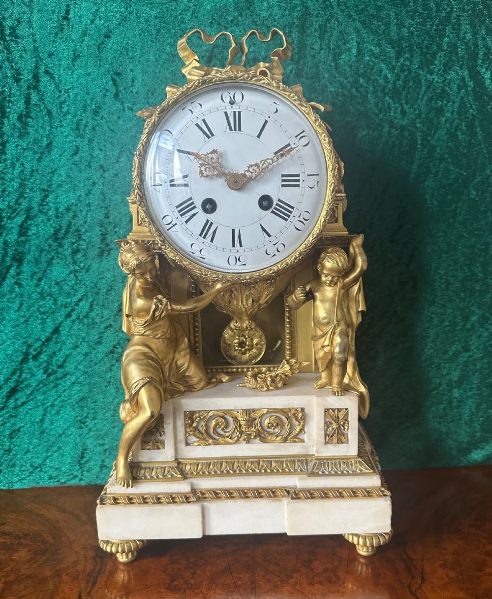 French mantle Clock circa 1860 View II