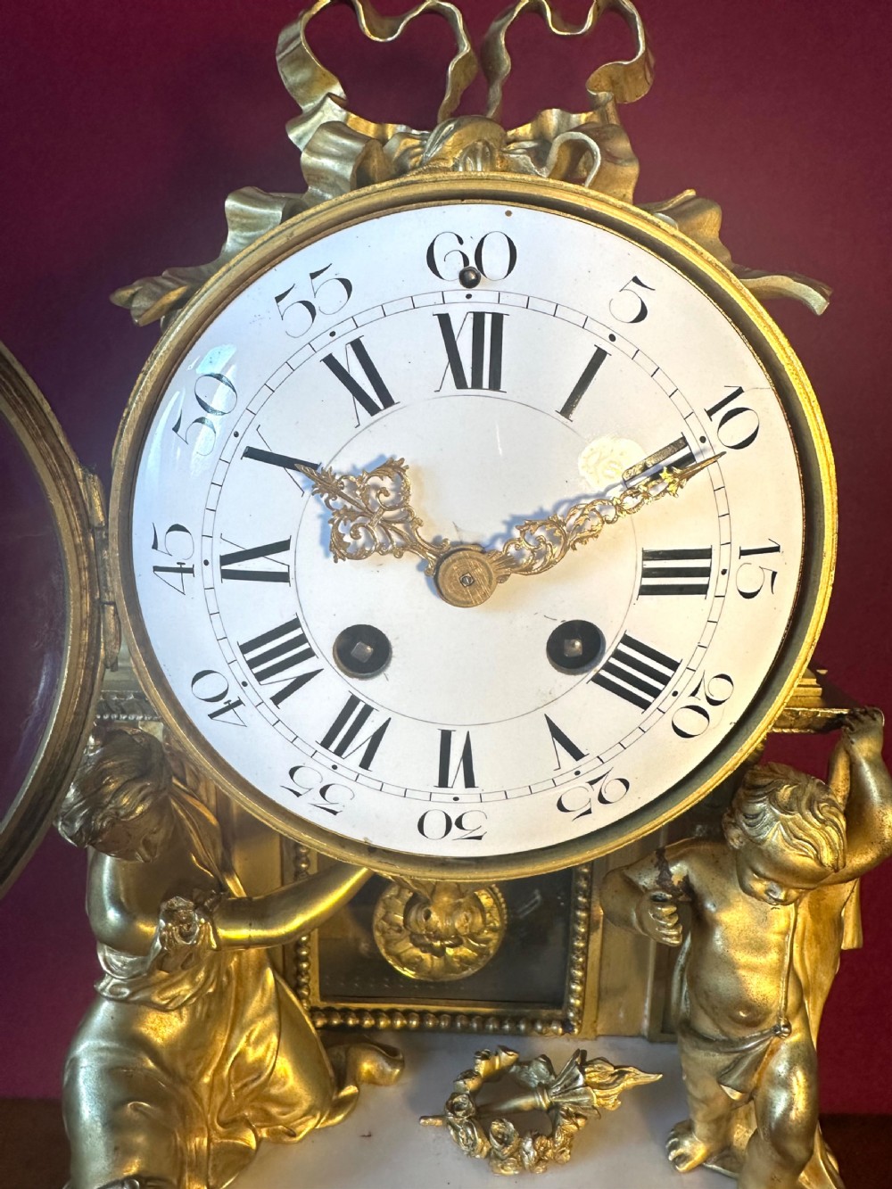 French mantle Clock circa 1860 View V