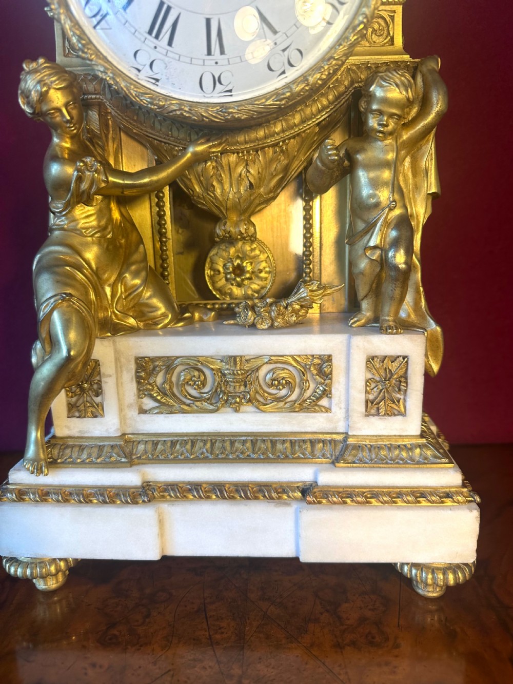 French mantle Clock circa 1860 View VII