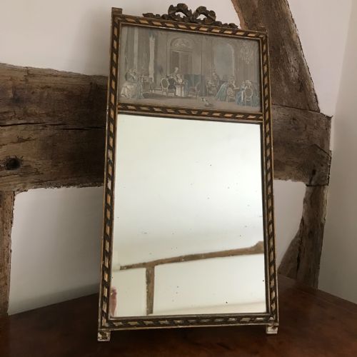 FRENCH GILDED EASEL MIRROR