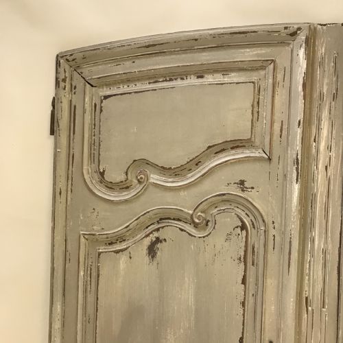 PAIR OF FRENCH PAINTED DOORS - ADDITIONAL PHOTO 4