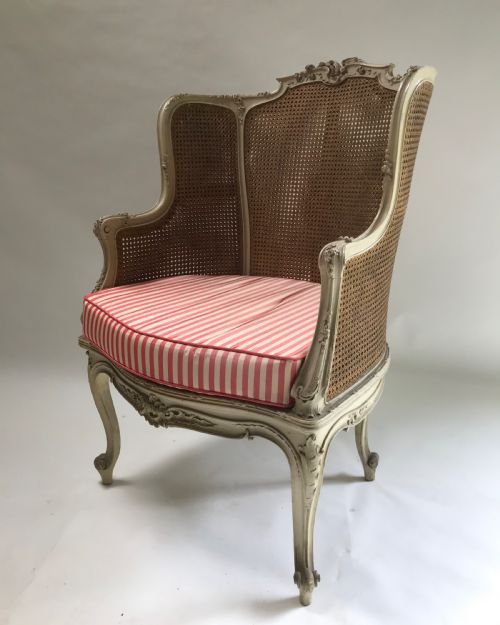 WONDERFUL FRENCH BERGERE ARMCHAIR - ADDITIONAL PHOTO 6