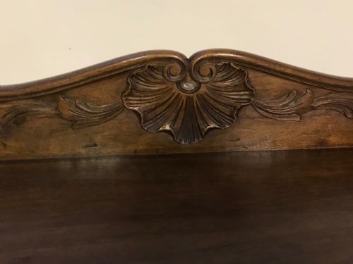 HAND CARVED WALNUT FRENCH BOOKCASE - ADDITIONAL PHOTO 2