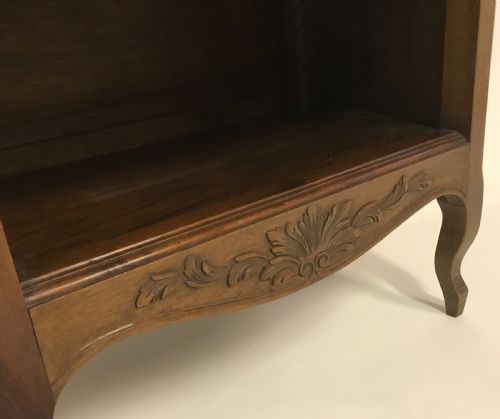 HAND CARVED WALNUT FRENCH BOOKCASE - ADDITIONAL PHOTO 3