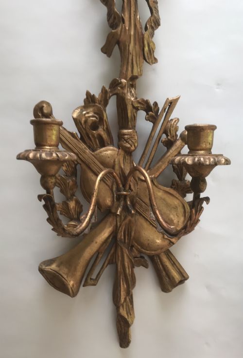 STUNNING VERY LARGE PAIR OF WALL LIGHTS - ADDITIONAL PHOTO 3