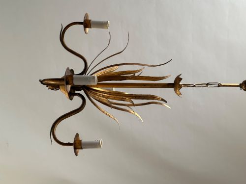 FRENCH GILDED CHANDLIER - ADDITIONAL PHOTO 6