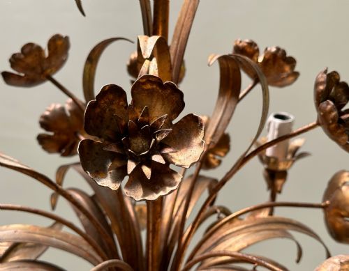 WONDERFUL FRENCH GILDED CHANDELIER - ADDITIONAL PHOTO 3