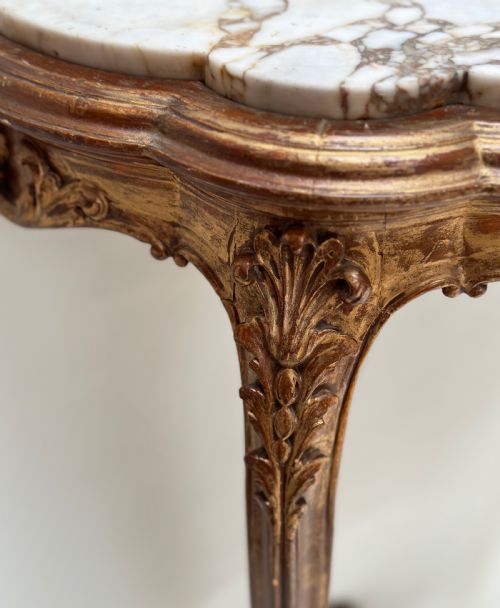 FRENCH GILDED CONSOLE TABLE - ADDITIONAL PHOTO 2