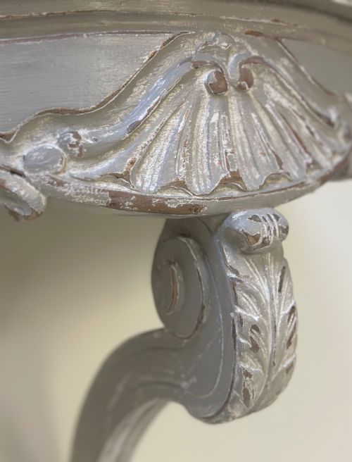 PAIR OF FRENCH WALL MOUNTED SIDE TABLES - ADDITIONAL PHOTO 3