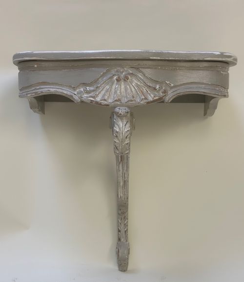 PAIR OF FRENCH WALL MOUNTED SIDE TABLES - ADDITIONAL PHOTO 6
