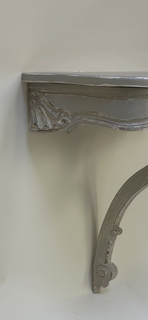 PAIR OF FRENCH WALL MOUNTED SIDE TABLES - ADDITIONAL PHOTO 7