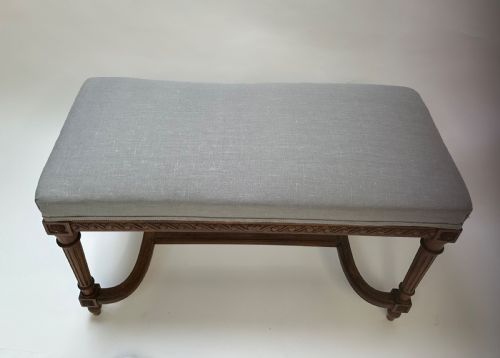 FRENCH DECORATIVE CARVED STOOL - ADDITIONAL PHOTO 8