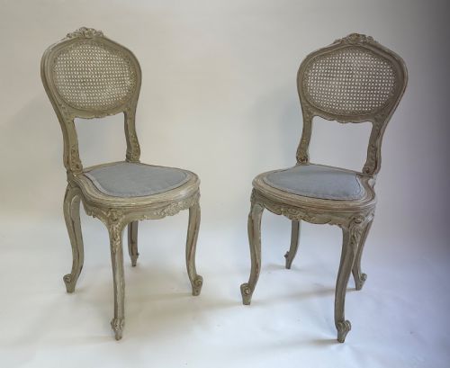 PAIR OF FRENCH CHAIRS - ADDITIONAL PHOTO 1