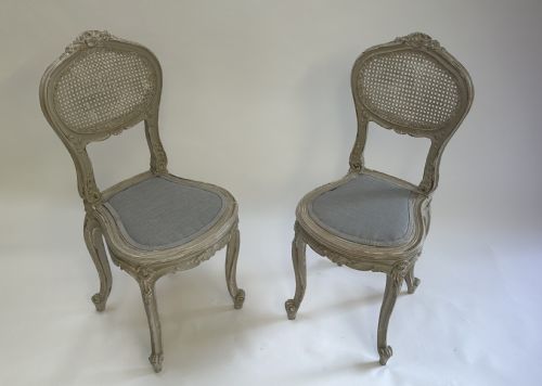 PAIR OF FRENCH CHAIRS - ADDITIONAL PHOTO 3