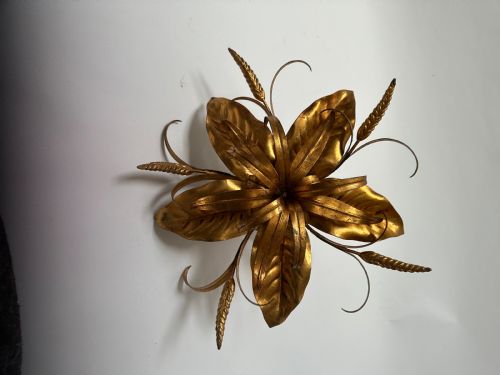 GILDED CEILING LIGHT - ADDITIONAL PHOTO 1