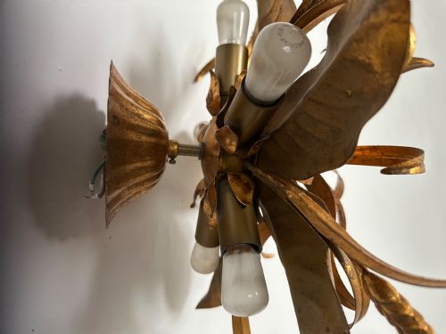 GILDED CEILING LIGHT - ADDITIONAL PHOTO 5