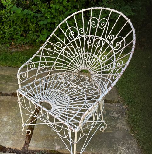 GARDEN BENCH WITH PAIR OF MATCHING CHAIRS - ADDITIONAL PHOTO 1