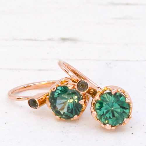 Antique 2.16 Carat Unheated Sapphire Earrings, Circa 1890