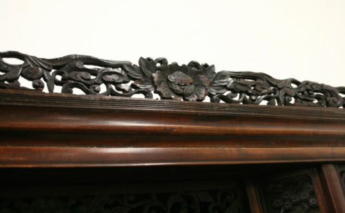 JAPANESE CARVED SHODANA CABINET - ADDITIONAL PHOTO 2