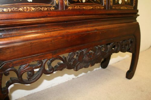 JAPANESE CARVED SHODANA CABINET - ADDITIONAL PHOTO 13