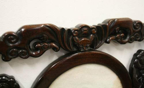 CHINESE ROSEWOOD HALL CHAIR - ADDITIONAL PHOTO 1