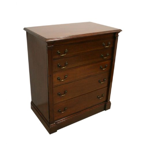 Late Victorian Mahogany Wellington Chest