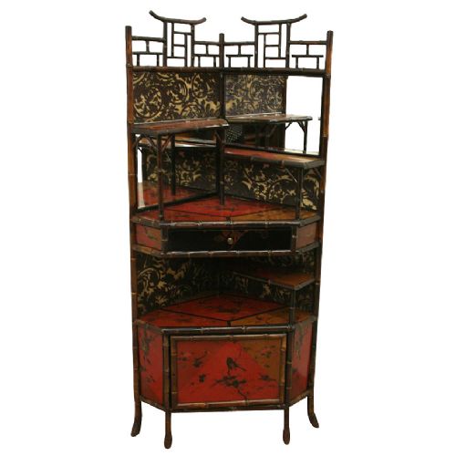 Japanned Corner Cabinet