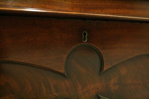 REGENCY SARCOPHAGUS MAHOGANY WINE COOLER - ADDITIONAL PHOTO 4