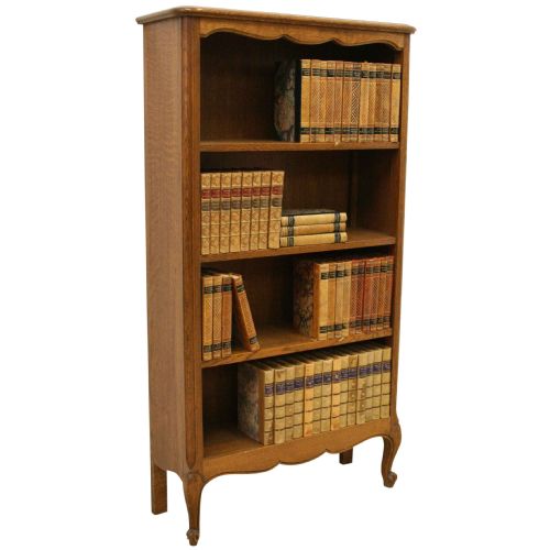 French Oak Open Bookcase