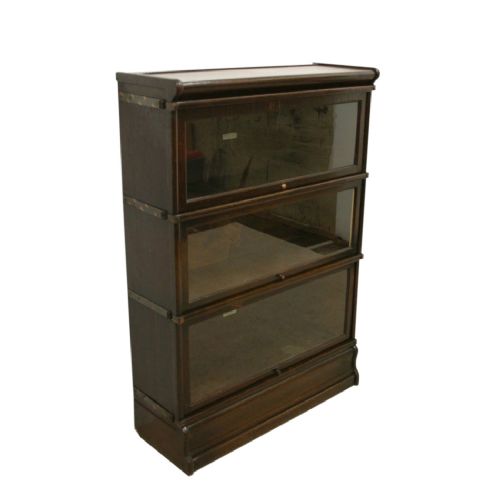 Globe Wernicke Oak Sectional/stacking Bookcase
