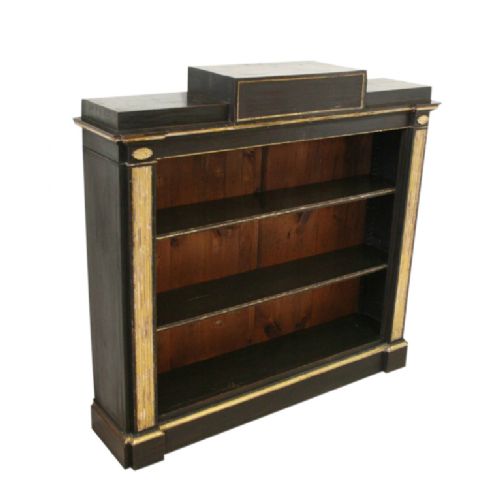 Regency Gilded Open Bookcase