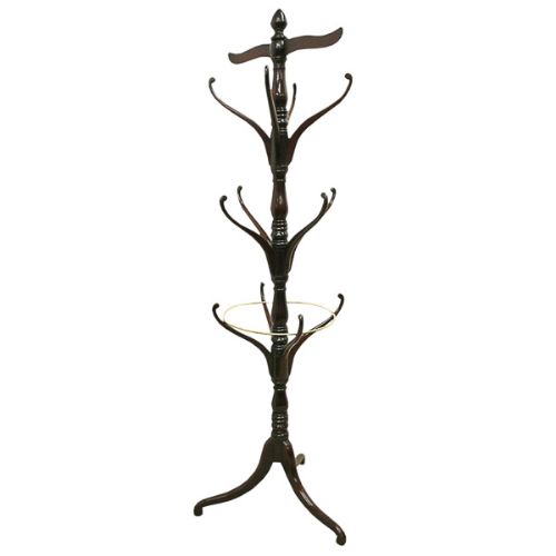 Late Georgian Mahogany Hall Stand/coat Stand