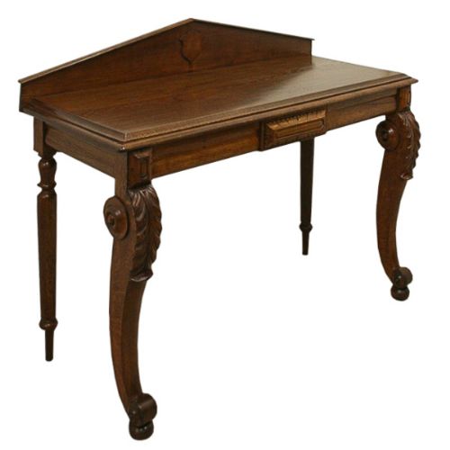 Victorian Oak Hall Table
