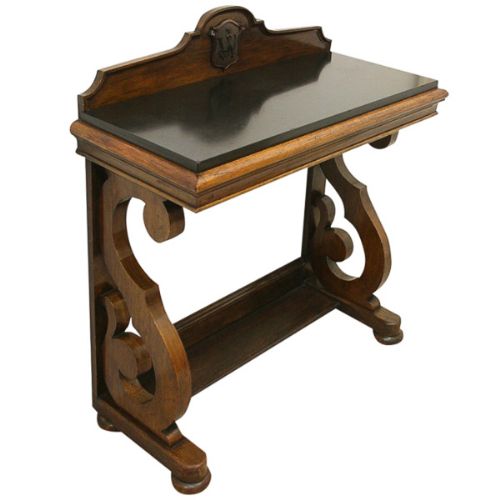 Victorian Oak Console/hall Table