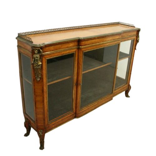 Victorian Kingwood Breakfront Cabinet
