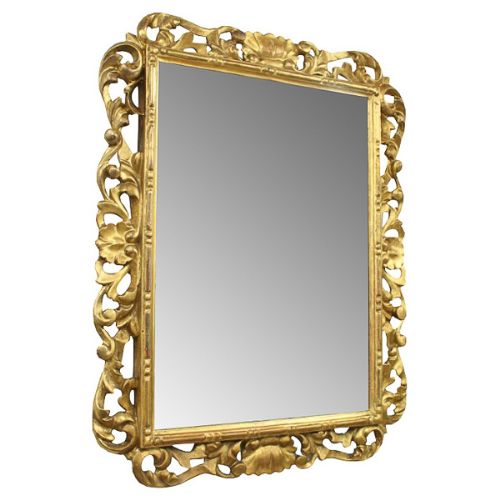 George II Carved Giltwood Wall Mirror