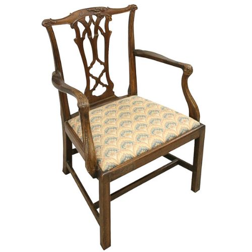 Provincial Chippendale Style Armchair