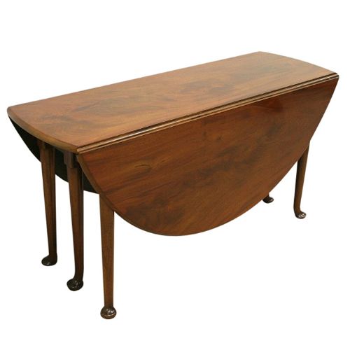 George III Mahogany Drop Leaf Dining Table
