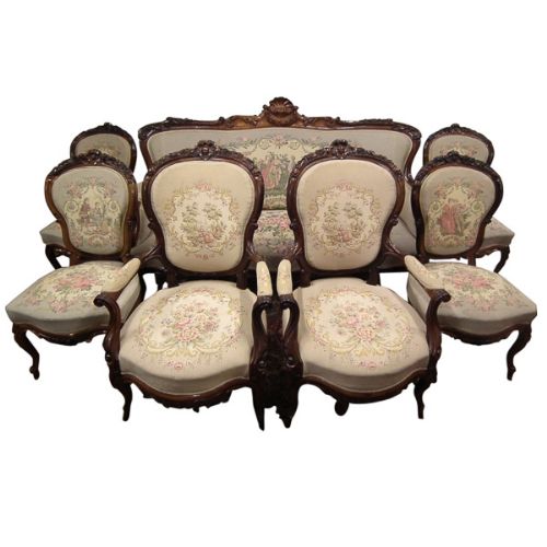 7 Piece Rosewood Drawing Room Suite