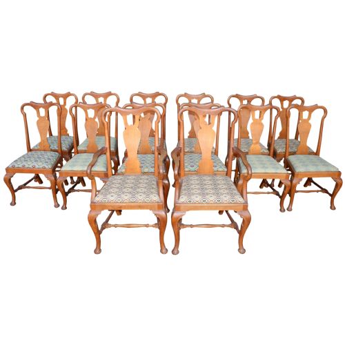Set of 14 George II Style Dining Chairs