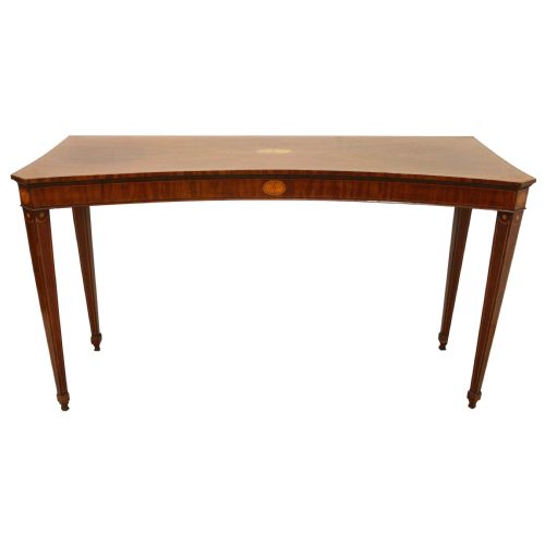 Scottish George III Concave Serving Table/console Table